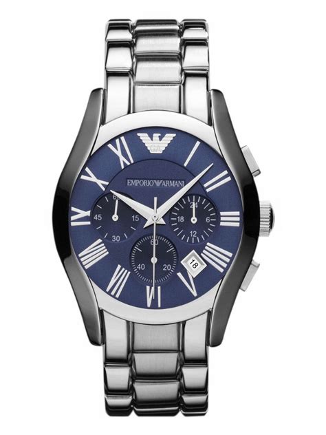 emporio armani silver watch